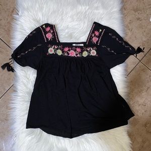 Time and Tru Floral Top